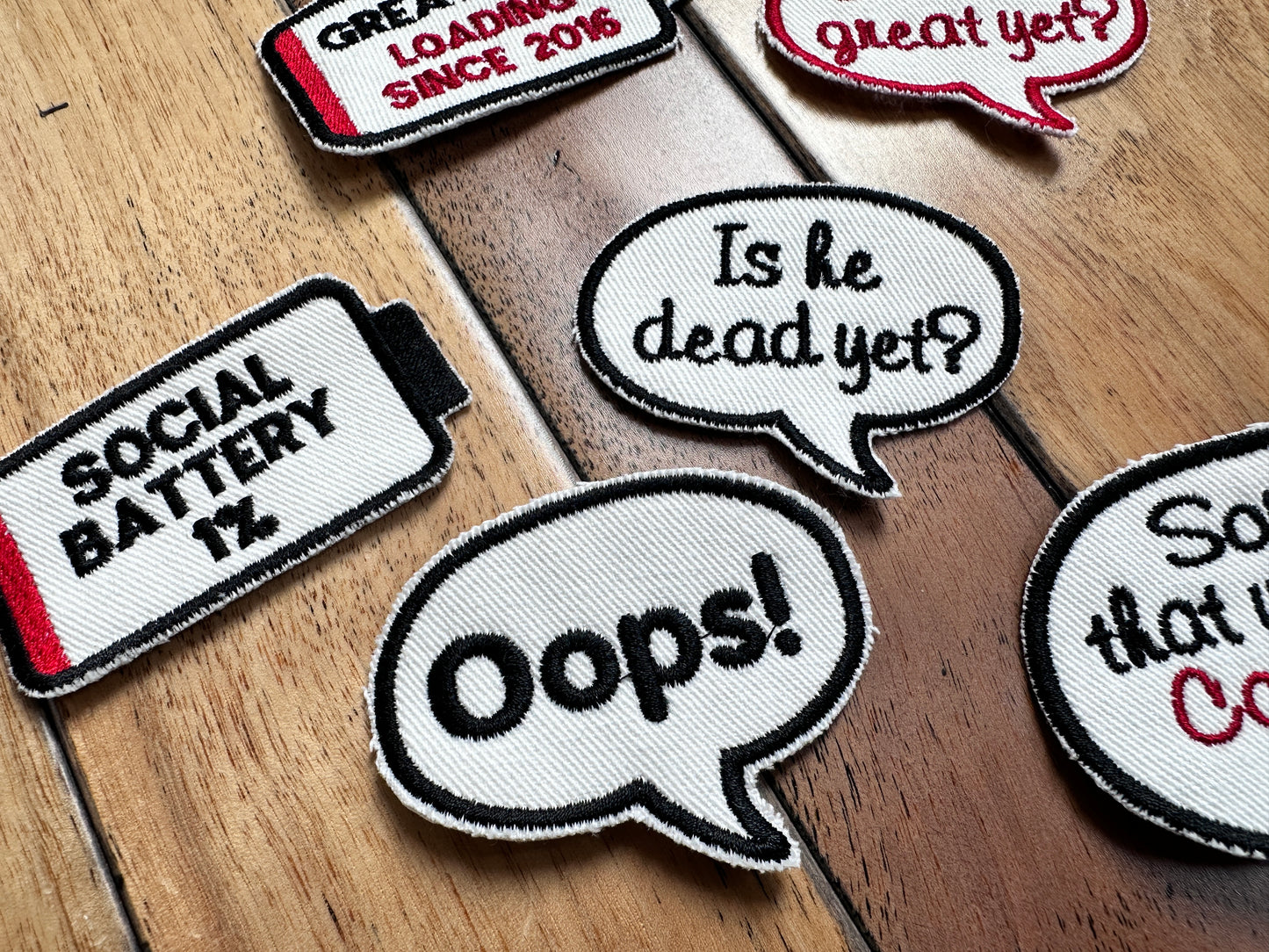Meme Embroidered Patches