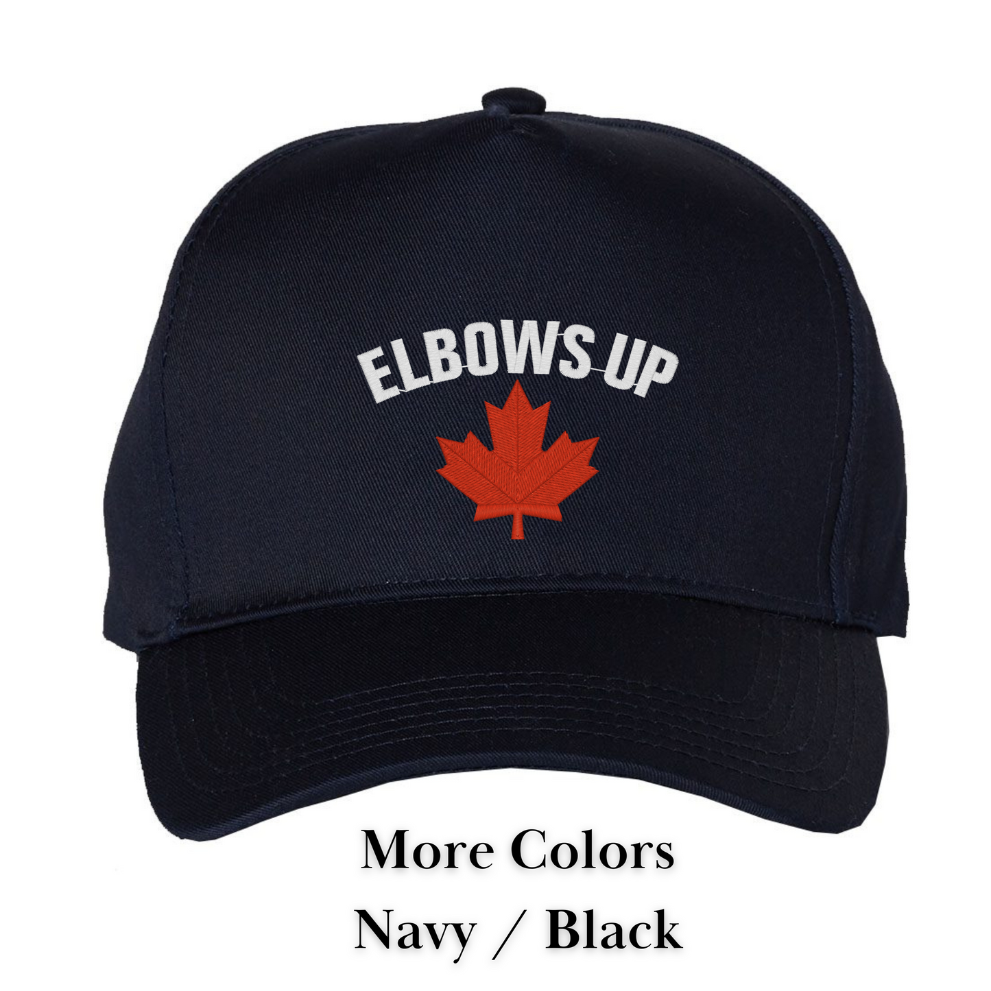 Elbows Up Canada Trucker Hat – Maple Leaf Embroidered Cap | Canadian Baseball Hat