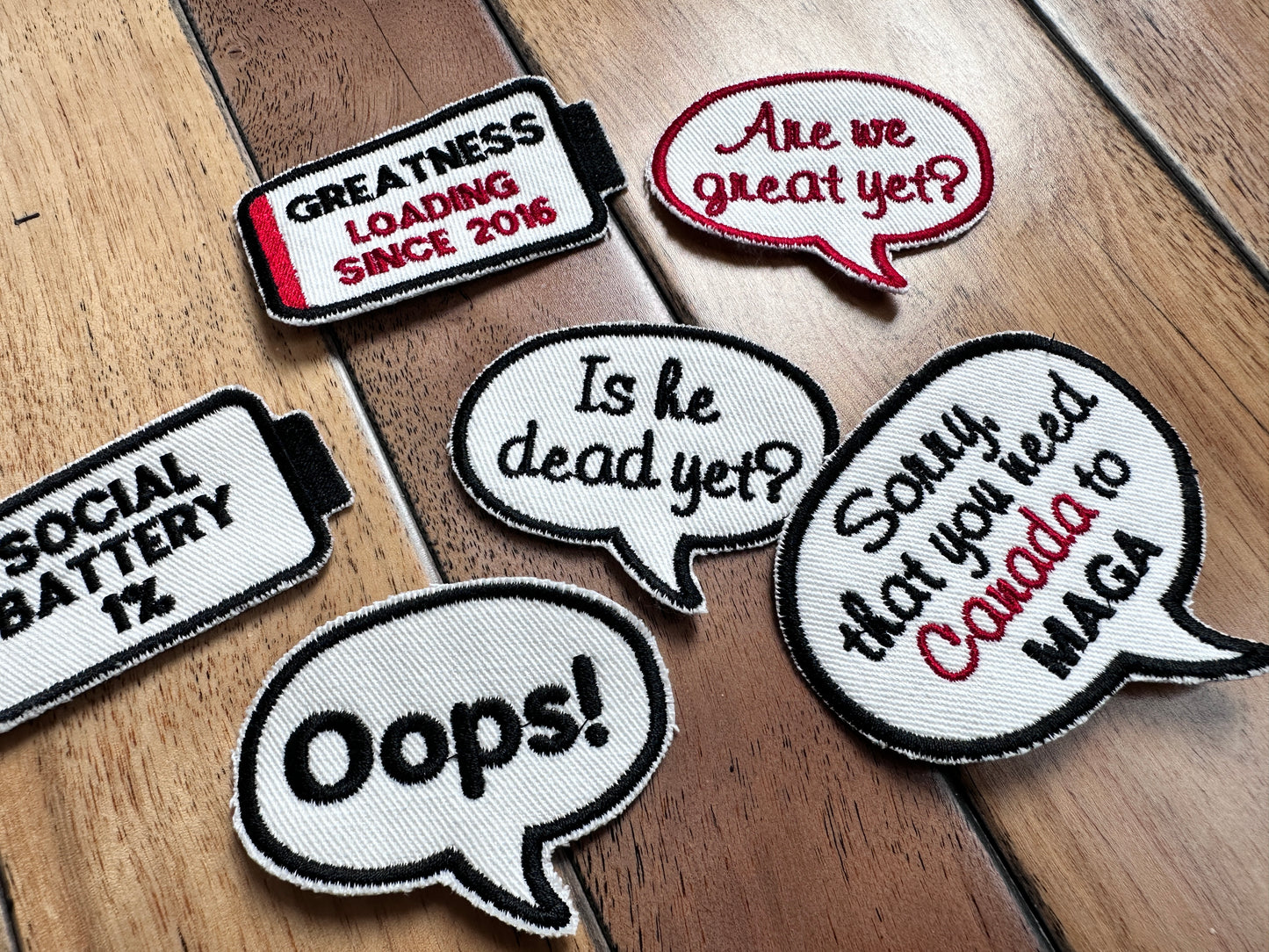 Meme Embroidered Patches