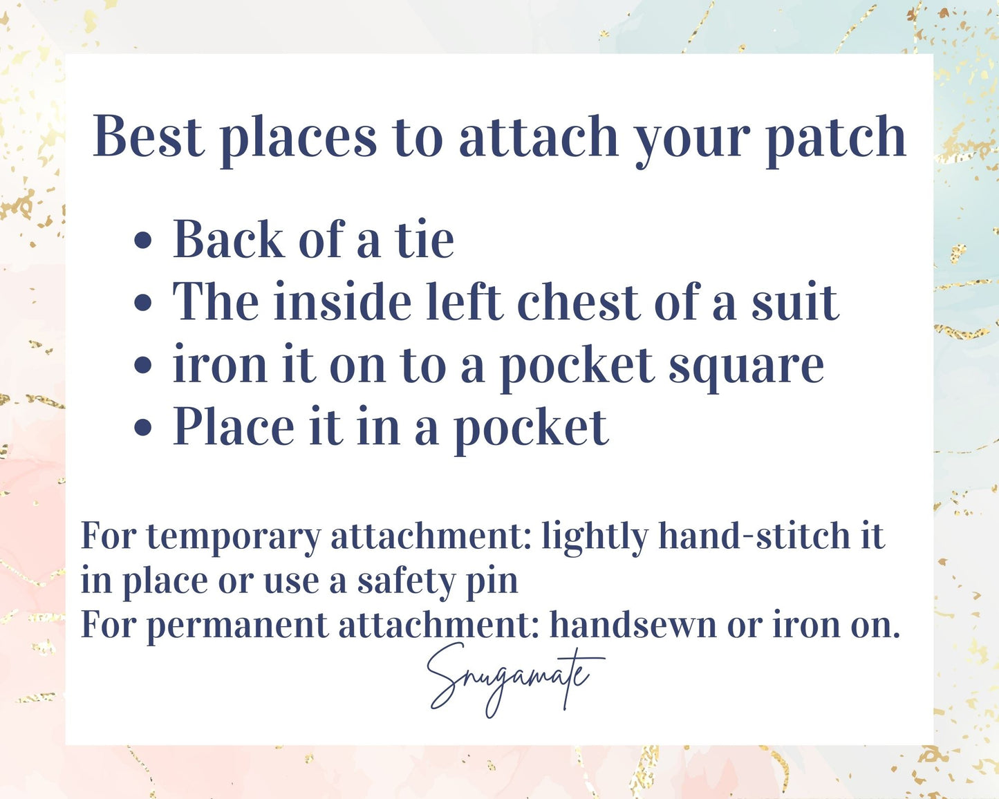 Father of the Bride Tie Patch, Gift from daughter, Custom Embroidered Heart Patch for Dad