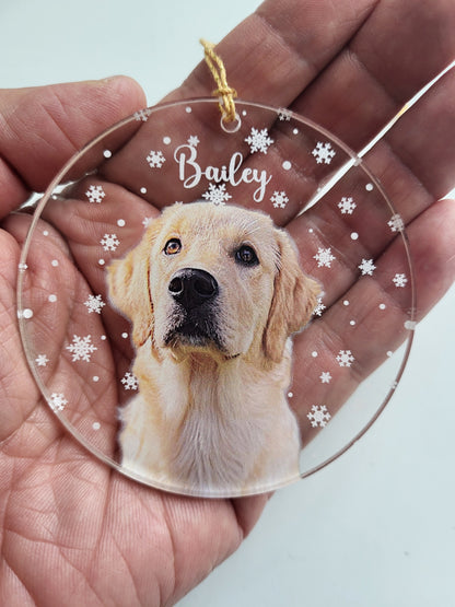 Custom Photo Pet Ornament