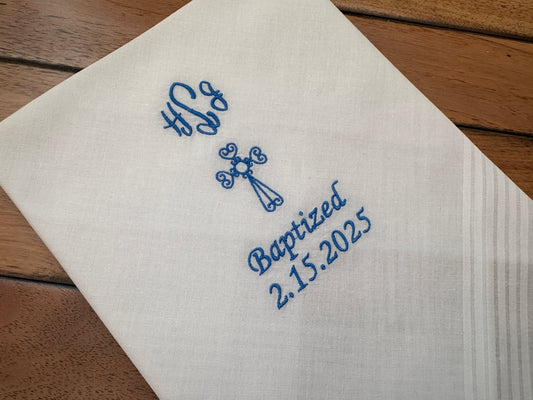 Personalized Baptism Unisex Handkerchief