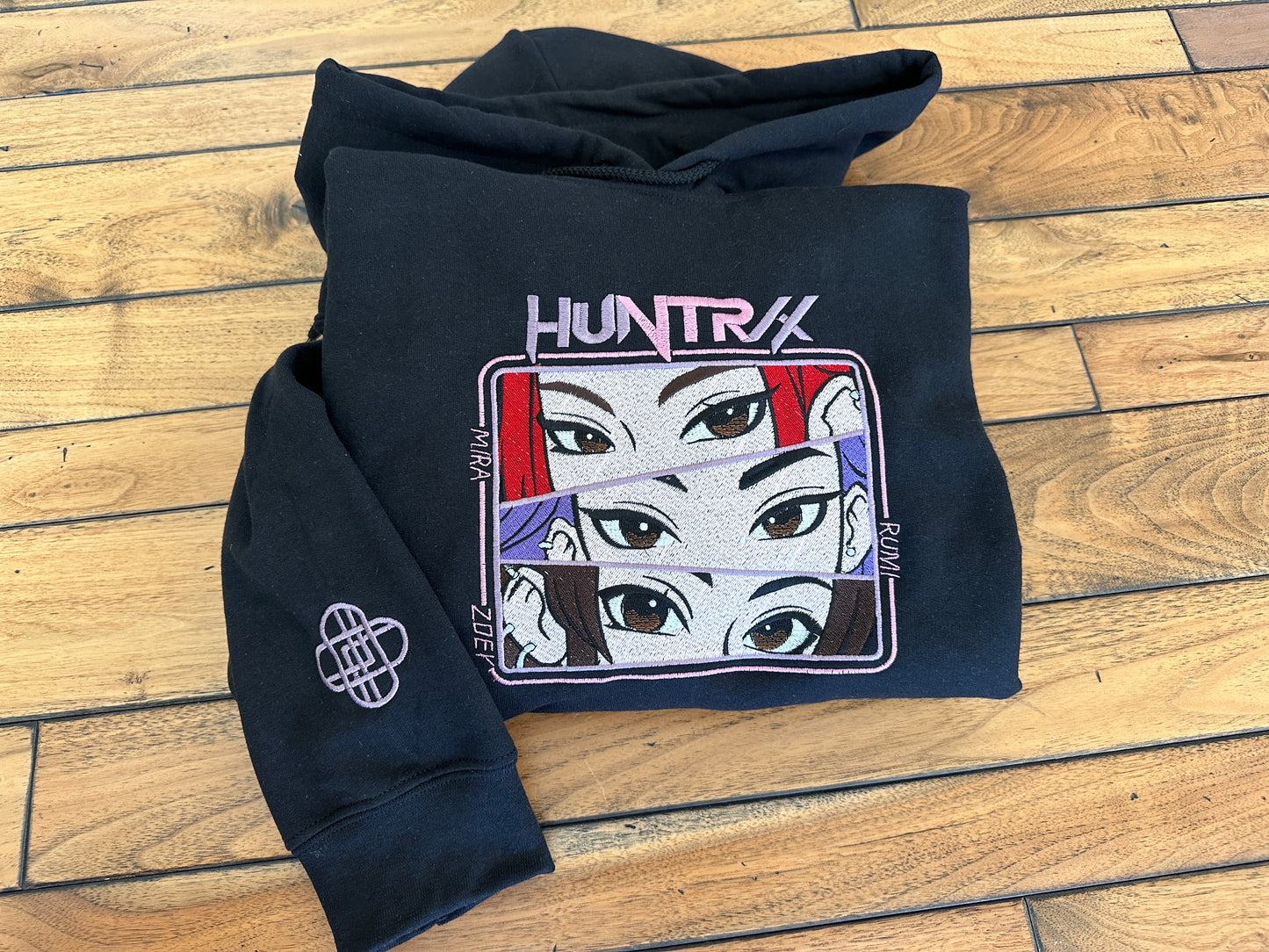 kpop hunter movie theme embroidered hoodie or sweatshirt