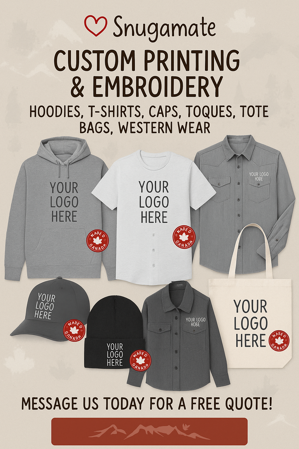 Calgary Embroidery Free Consultation