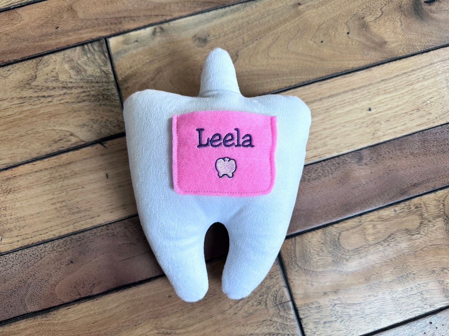 Unicorn Tooth Fairy Plush with Tooth Pocket and Custom Name