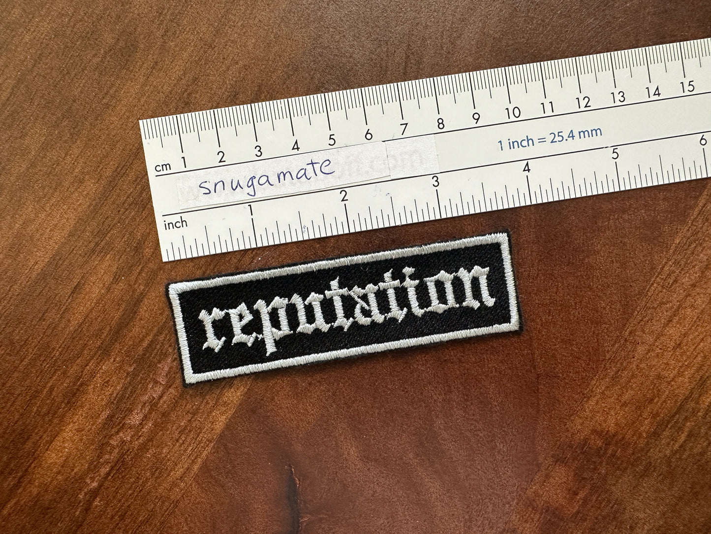Reputation / REP Taylor's album embroidered patch, sew on or iron on