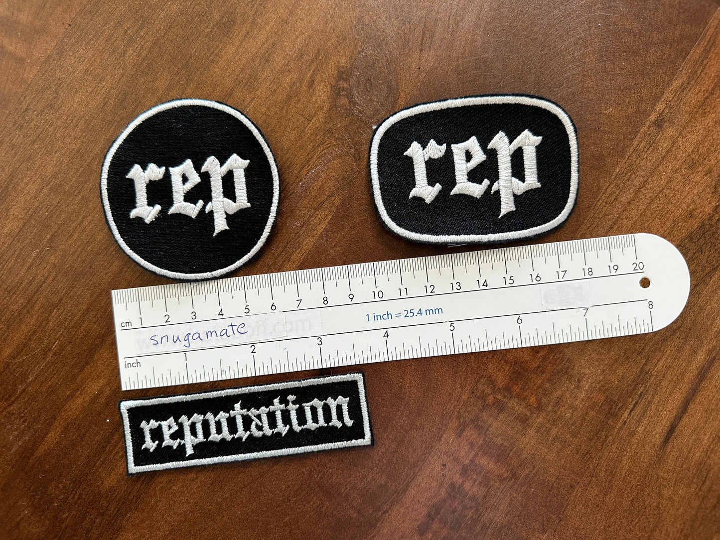 Reputation / REP Taylor's album embroidered patch, sew on or iron on