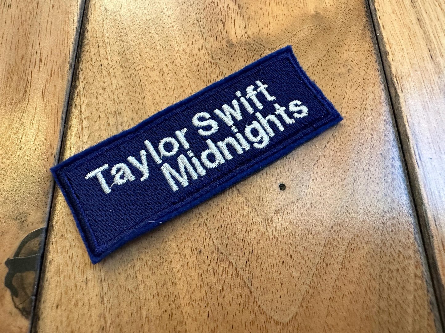 Midnight or 1989 Taylor embroidered cardigan patch