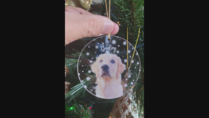 Custom Photo Pet Ornament